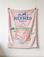 Hermes Throw Blankets